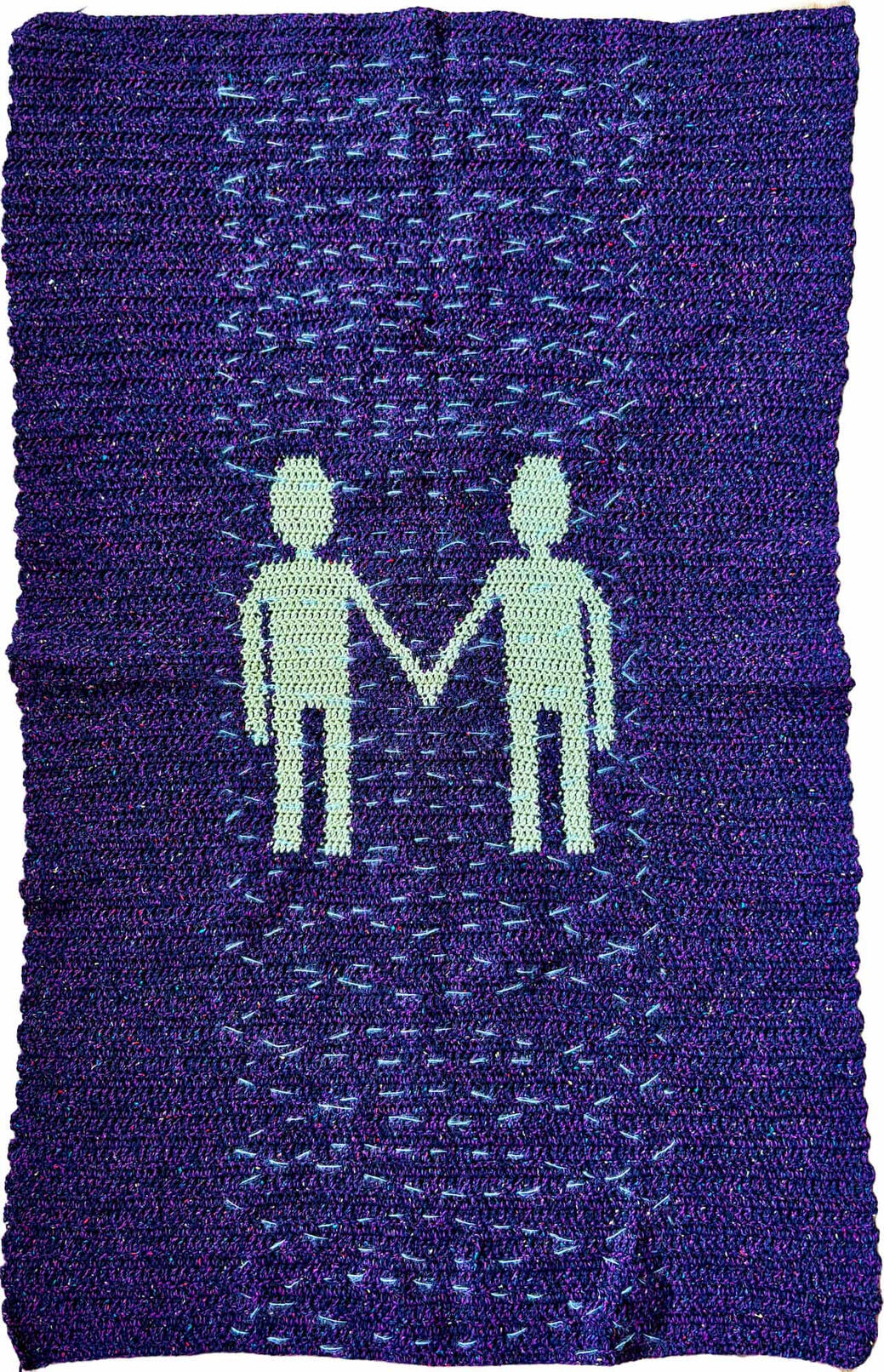 3 Nice to See You, Crocheted Wool, 2024